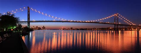 Ambassador Bridge Detroit Michigan By Jumper
