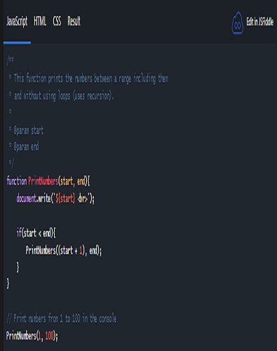 How To Print The Numbers From 1 To 100 Without Using Loops In Javascript Unlock Your Career