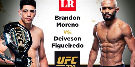 Brandon Moreno Vs Deiveson Figueiredo EN VIVO UFC 270 EN VIVO GRATIS