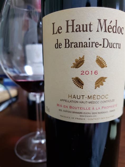 ボルドーワインLe Haut Medoc de Branaire Ducru 2016 jumbo99sanのブログ