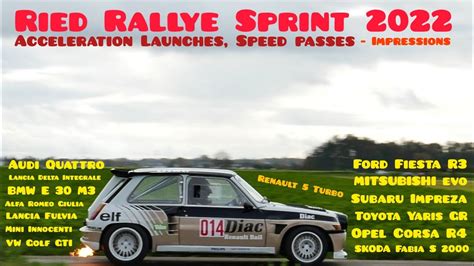 Ried Rallye Sprint 2022 Acceleration Speed Passes Impressions