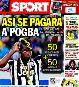 Sport Catalunya Anunta Transferul Anului Mil Pentru Pogba