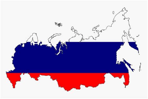 Russia Map Png High-quality Image - Russia Flag Map, Transparent Png ...