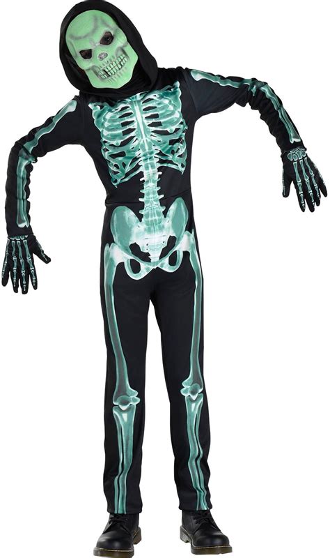 Party City Skeleton Halloween Costume for Children, Size - 3-4T ...