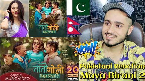 Pakistani React MAYA BIRANI 2 TAATO GOLI Mahesh Kafle Nischal Basnet