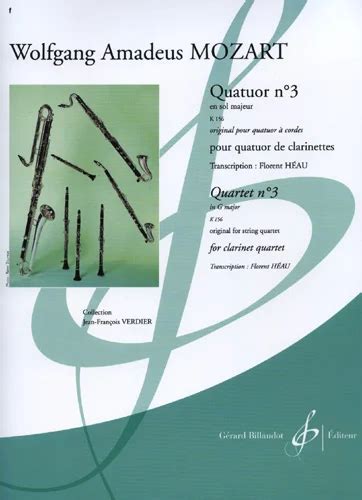 Quatuor N 3 En Sol Majeur K 156 Von Wolfgang Amadeus Mozart Im