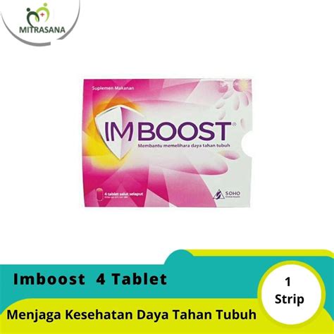 Jual Imboost Tablet Daya Tahan Tubuh Strip Isi Tablet Shopee