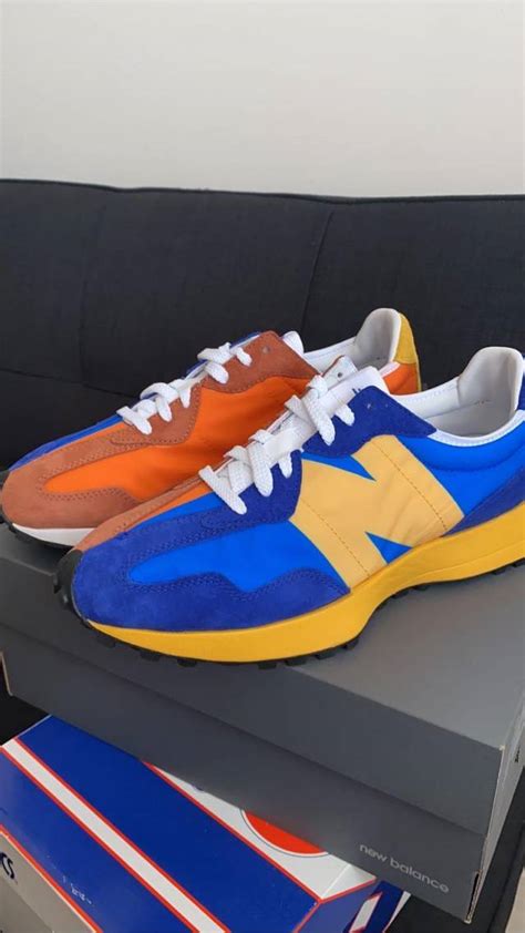 New Balance 327 Blue Orange | Kixify Marketplace