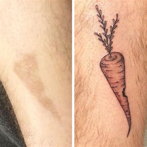 20 People Who Brilliantly Covered Up Their Birthmarks And Scars With