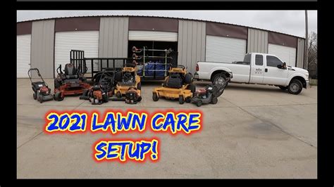 The Most Epic 2021 Lawn Care Setup Youtube