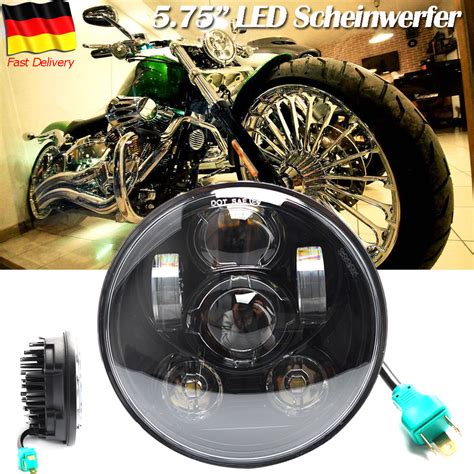 5 75 Zoll Runde Motorrad LED Haupt Scheinwerfer Projektor Lampe für