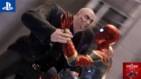 Kingpin V S Spiderman Boss Fight Marvel S Spiderman Remastered Ps