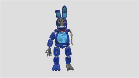 Withered Bonnie 3d Model By Anacondrai [509ac64] Sketchfab