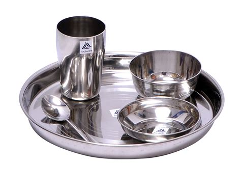 Stainless Steel 5 Pcs Dinner Set MRP 599 MOQ 300