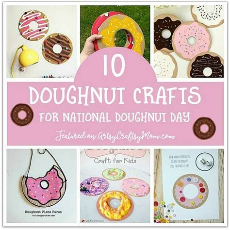 10 Fun Donut Crafts for National Donut Day