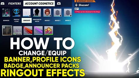 Multiversus How To Edit Banner Profile Icons Announcer Packs