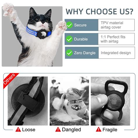 Snapklik Feeyar Airtag Cat Collar Integrated Kitten Collar