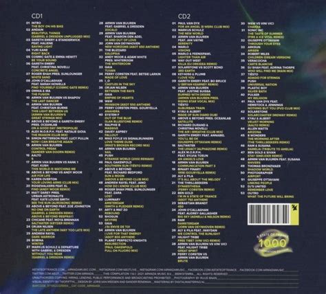 Armin Van Buuren A State Of Trance 1000 2 CD Armin Van Buuren CD