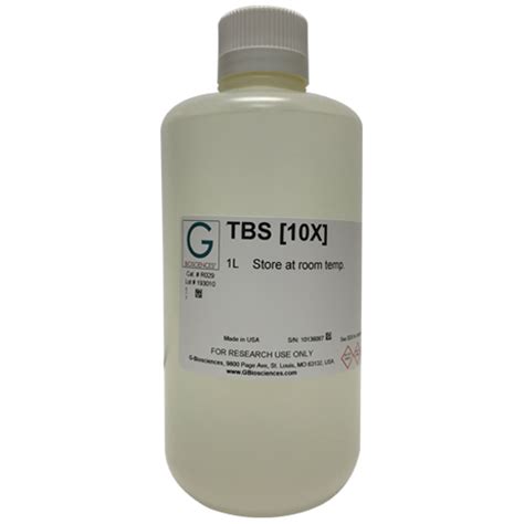 Tbs 10x Tris Buffered Saline 10 X Concentrate And Dry Buffer Packs