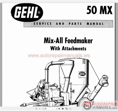 Gehl Agricultural Equipment Parts Catalogs | Auto Repair Manual Forum ...