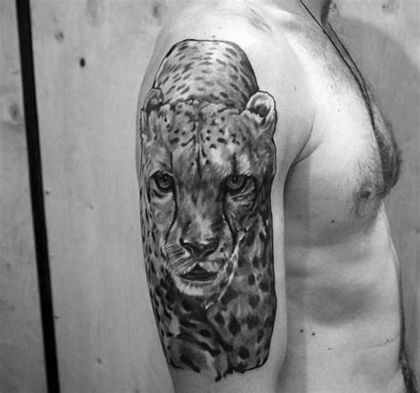 Creative Cheetah Tattoos For Men Inspiration Guide