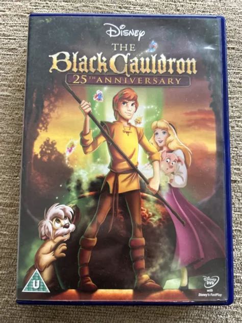 Walt Disney The Black Cauldron Dvd 25th Anniversary Gold Oval Classic