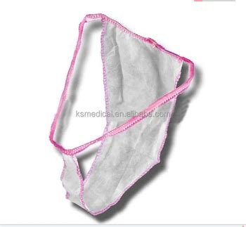 Disposable Non Woven Tanga G String Spa T Back Nonwoven Underwear