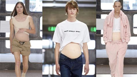 Pregnant Male Models Just Stole The Show At London Fashion Week – LIPSTIQ