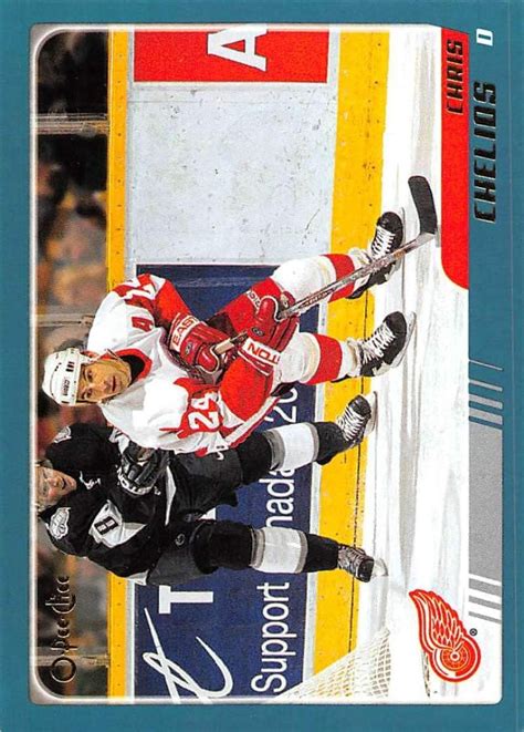 Amazon 2003 04 O Pee Chee Hockey Card 4 Chris Chelios Detroit Red