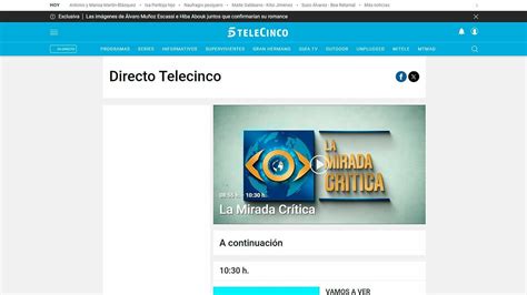 Gu A Paso A Paso Para Ver Telecinco En Directo Desde Tu Ordenador