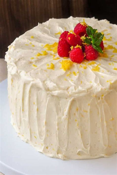 Raspberry Lemon Buttercream Cake A Real Old Fashioned Celebration Cake