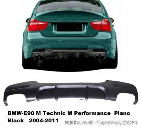 Дифузьор за задна броня M-technik на BMW E90 седан Аксесоари | Резервни ...