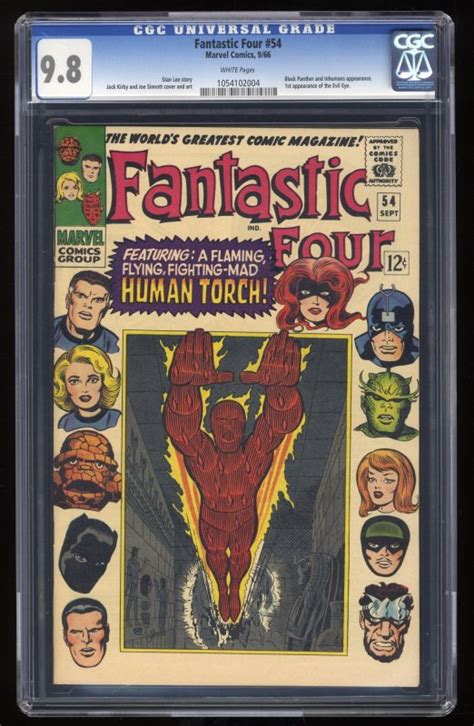 Fantastic Four Cgc Nm M White Pages Rd Appearance Black