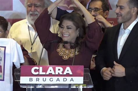 Encuestadoras Nos Dan 15 Puntos De Ventaja Clara Brugada