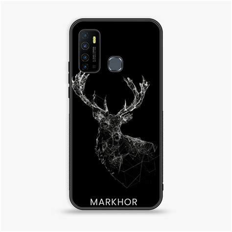 Infinix Hot 9 Play Markhore Series Premium Printed Glass Soft Bump Phonecase Pk