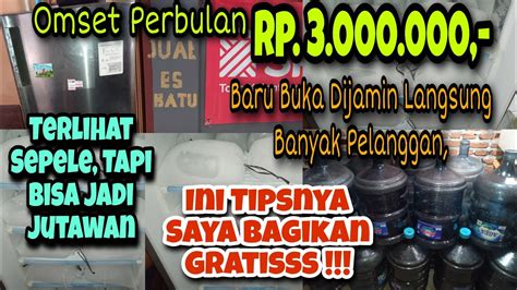 Usaha Jual Es Batu Rumahantips Agar Jualan Es Batu Laris Tiap Hari