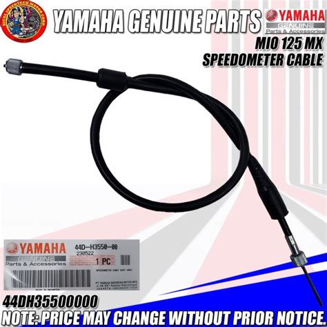 MIO 125 MX SPEEDOMETER CABLE YGP GENUINE 44D H3550 00 Lazada PH