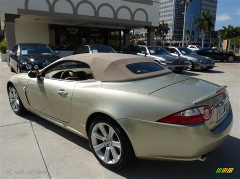 Winter Gold Metallic Jaguar Xk Xk Convertible Photo