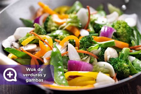 Receta Wok De Verduras Y Gambas MediQuo