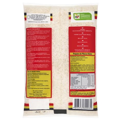 Arroz Polido Tipo 1 Pilecco Nobre Pacote 1kg Supermercado Pedralli