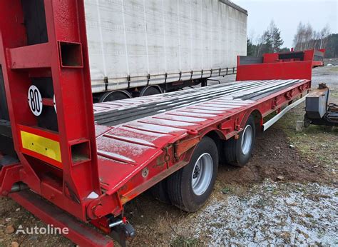 Fruehauf Naczepa Niskopodwoziowa Semi Najazdy Low Bed Semi Trailer