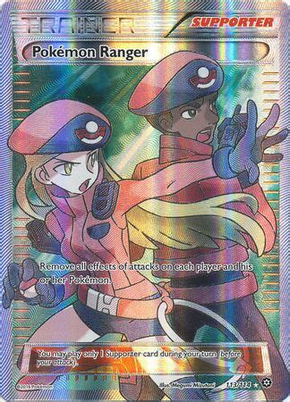 Pokemon Ranger 113 114 Full Art Ultra Rare XY Steam Siege