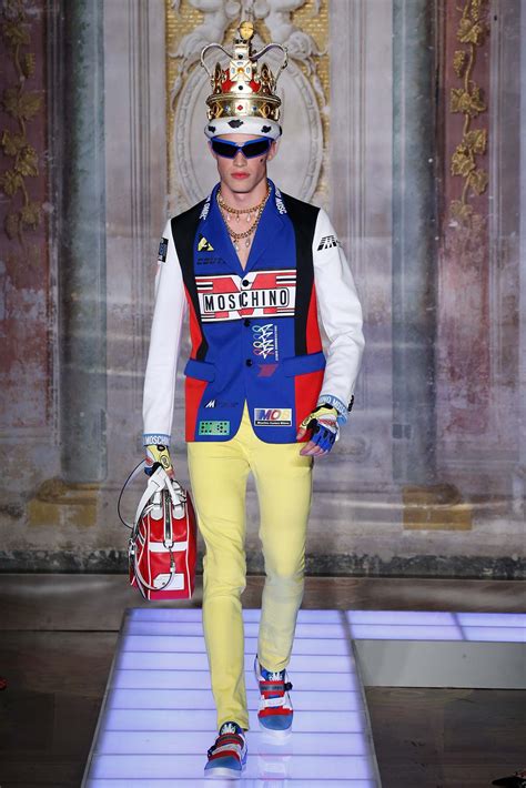 Moschino Spring Menswear Runway Fashion Menswear