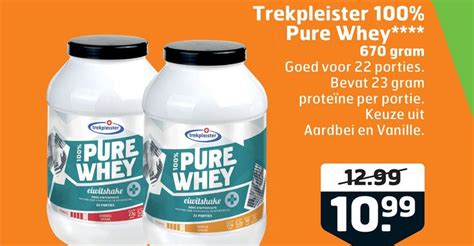 Trekpleister 100 Pure Whey Aanbieding Bij Trekpleister