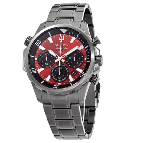 Mua Marine Star Chronograph Quartz Red Dial Men s Watch 98B350 chính