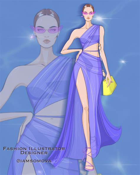 Cruise Collection Spring Summer21 On Behance Dress Illustration