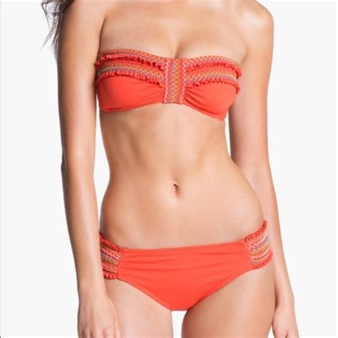 Lucky Brand Swim Lucky Brand Fiesta Fever Bikini Set Spicy L Nwt