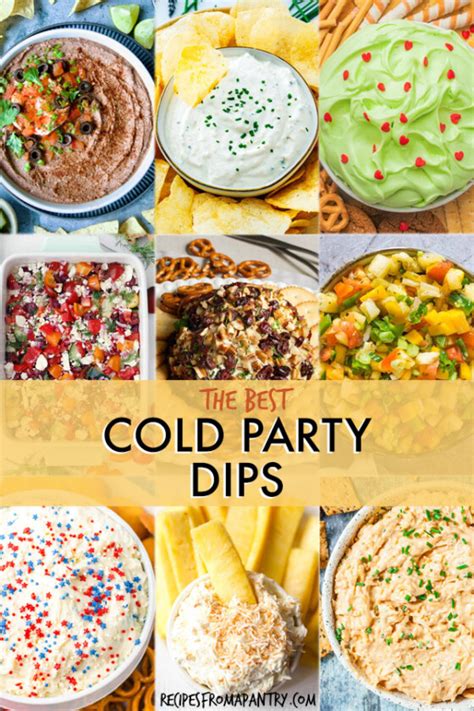 25 Cold Dips Recipes Recipes From A Pantry