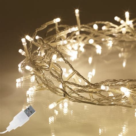 LED String Fairy Lights - Warm White (USB operated)