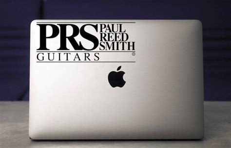 Paul Reed Smith Logo Vinyl Decal Guitar Decal Music Sticker Etsy